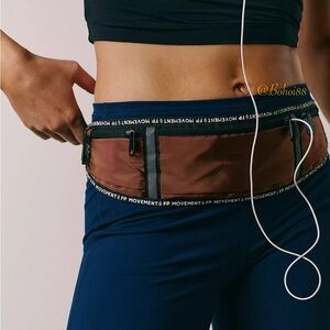 NEW Free People 3 Pocket Runner Belt Bag